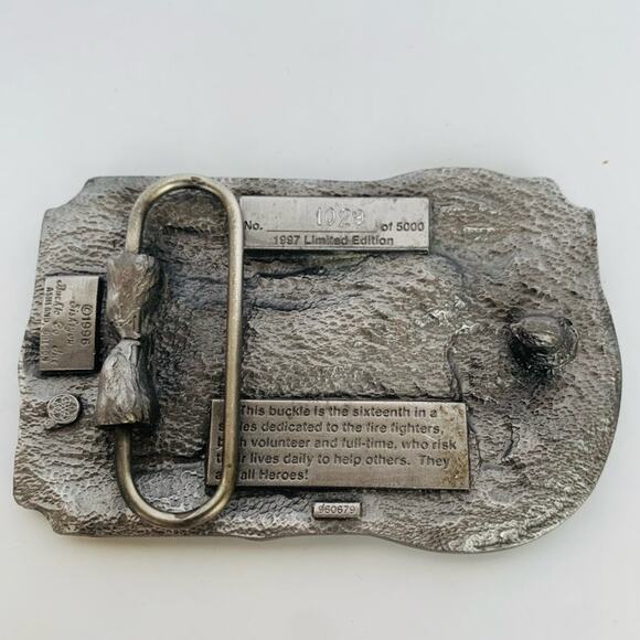1997 Firefighter Belt Buckle - Picture 2 of 6
